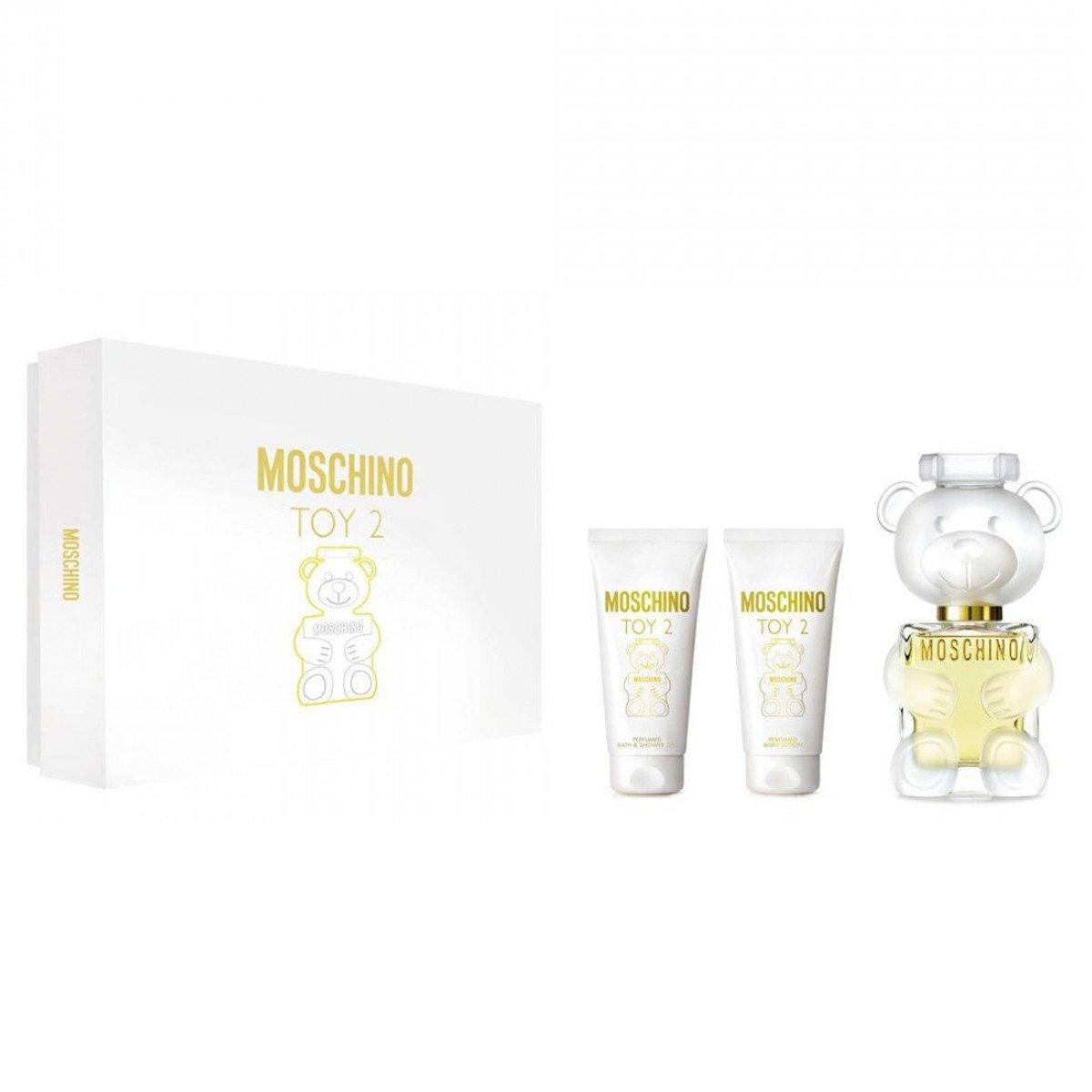 Gift Set Moschino Toy 2 3pcs ( EDP 50ml + Shower Gel 50ml + Body Lotion 50ml )