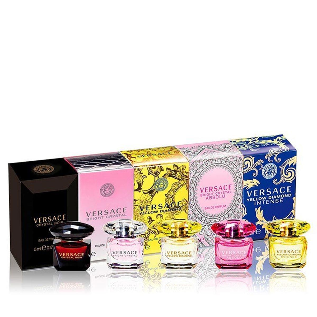 Gift Set Versace Miniature Collection Pour Femme ( 5 x 5ml )