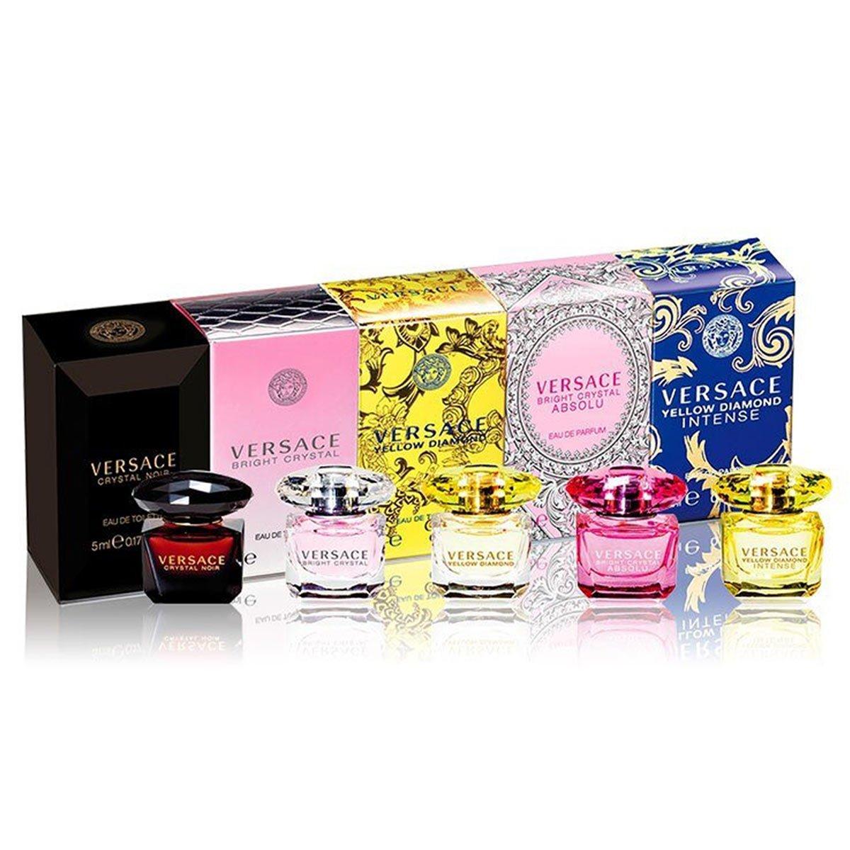 Gift Set Versace Miniature Collection Pour Femme ( 5 x 5ml )