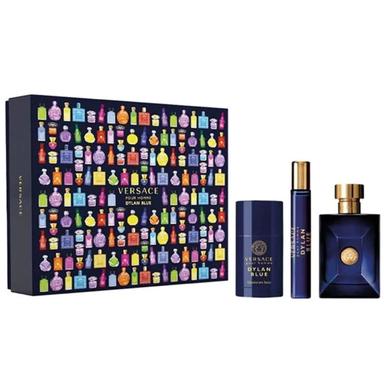 Gift Set Versace Pour Homme Dylan Blue 3pcs (EDT 100ml & EDT 10ml & Deodorant 75ml )