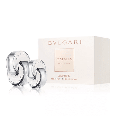 Gift Set Bvlgari Omnia Crystalline Eau de Toilette 2pcs ( EDT 65ml & EDT 15ml )
