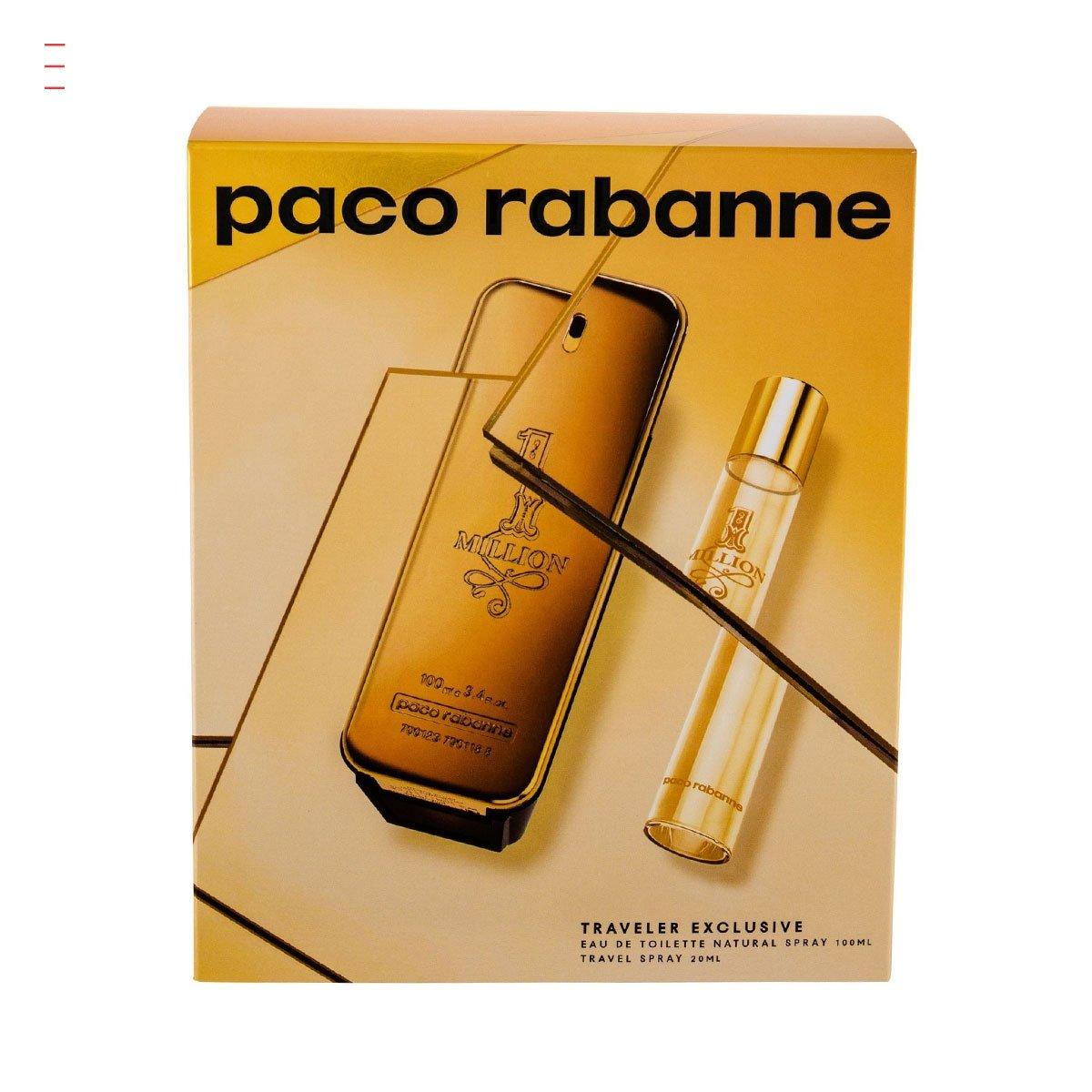 Giftset Paco Rabanne 1 Million 2pcs (EDT 100ml + EDT 20ml)