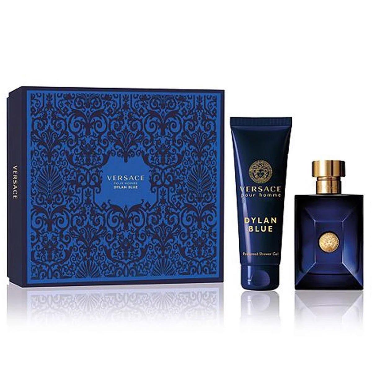 Gift Set Versace Pour Homme Dylan Blue 2pcs EDT 100ml + SG 150ml