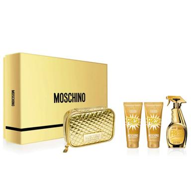 Gift Set Moschino Gold Fresh 4pcs ( 100ml & Body Lotion 100ml & Shower Gel 100ml & Túi )